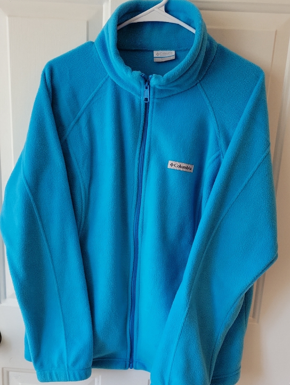 Columbia Teal Fleece Full-Zip Jacket